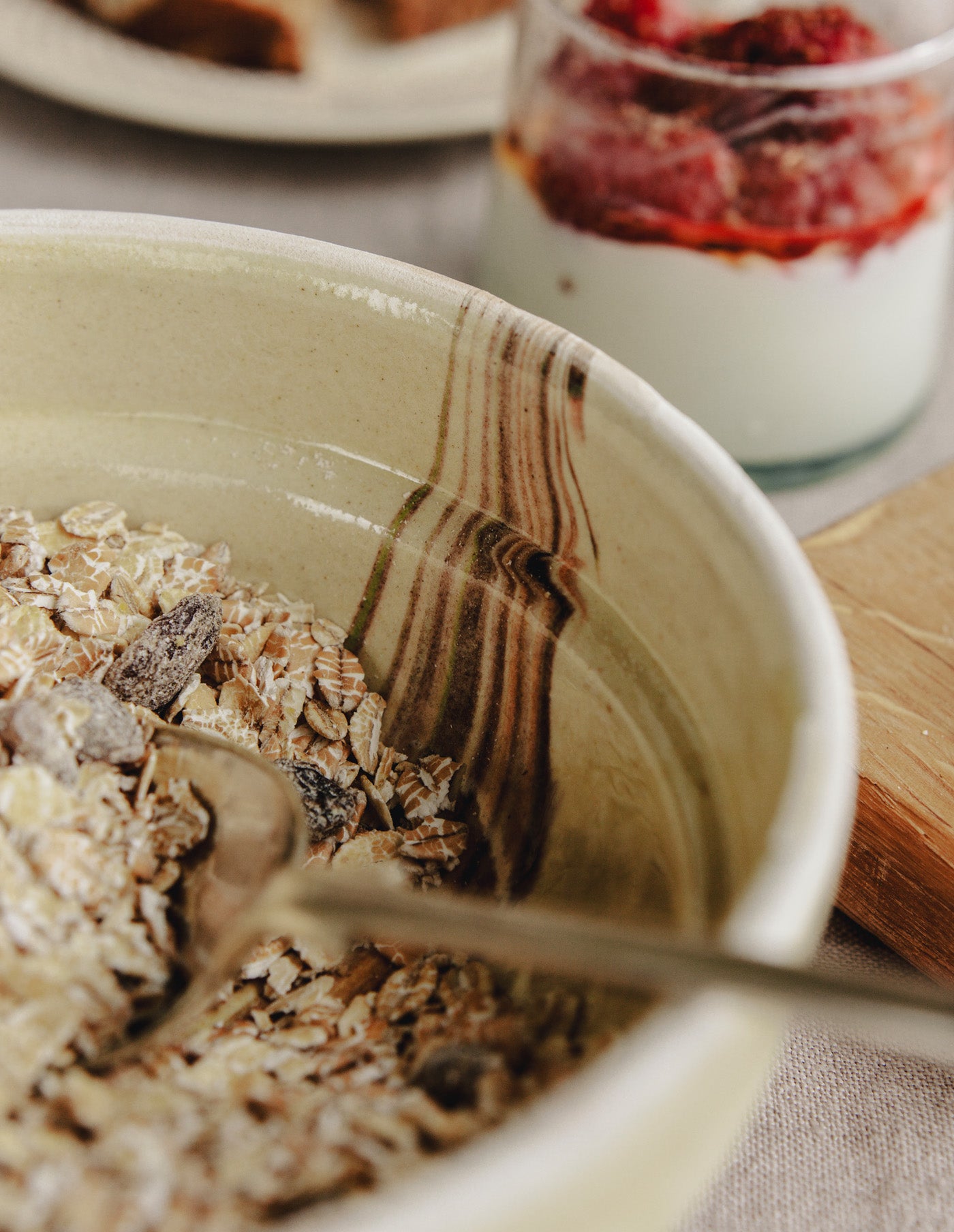 Hand Painted Earthenware Bowl, Madam Stoltz