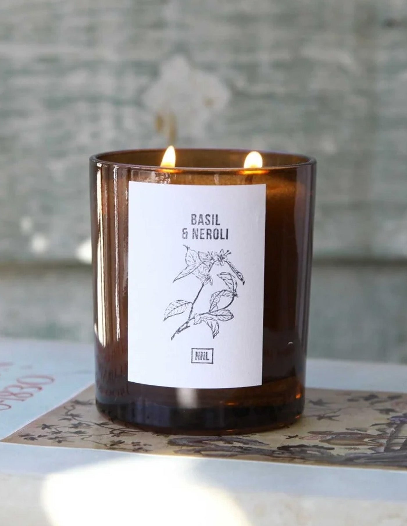 Basil and Neroli Candle, Norfolk Natural Living