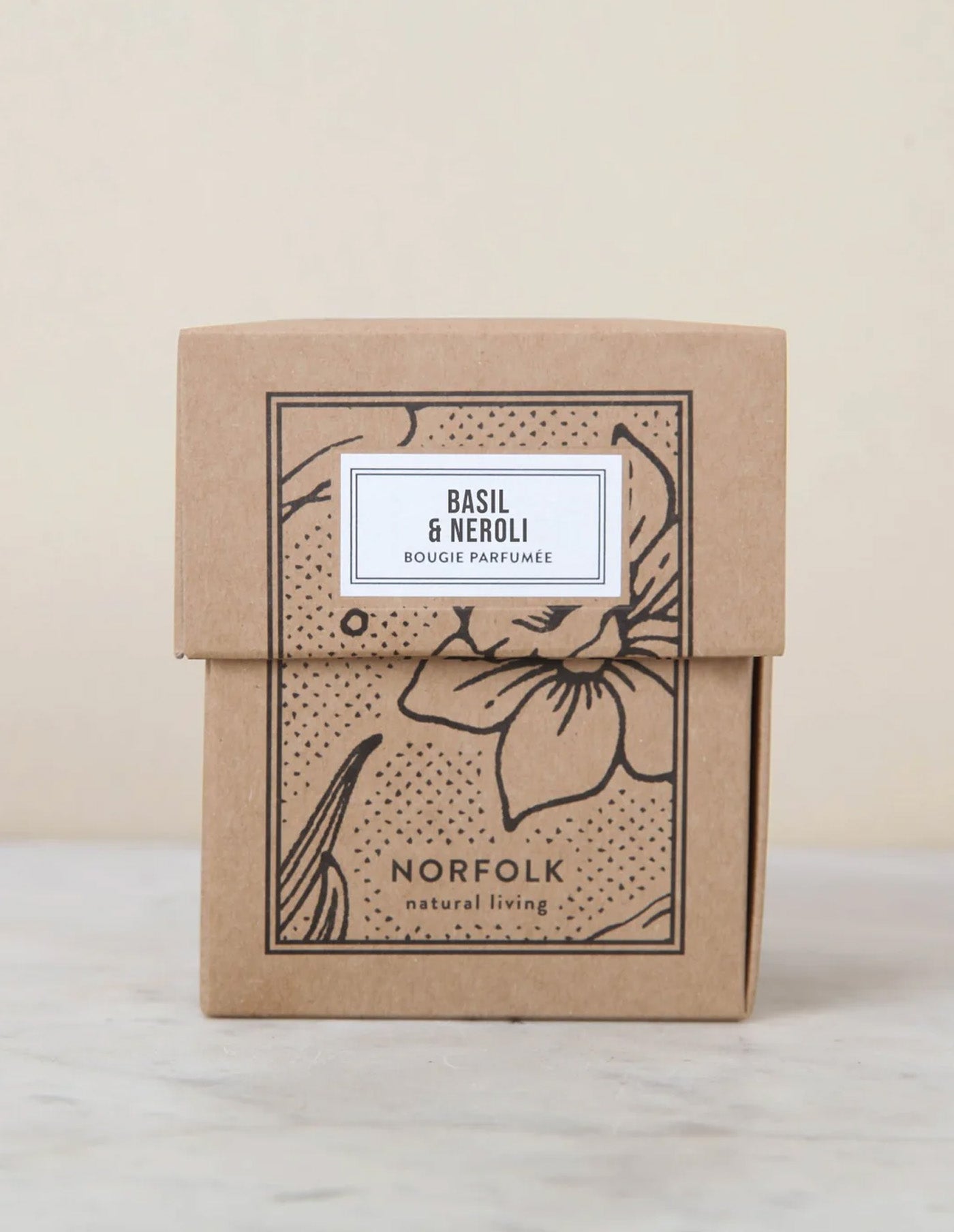 Basil and Neroli Candle, Norfolk Natural Living