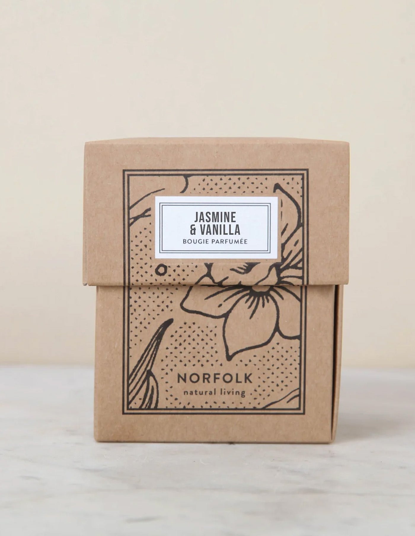 Jasmine & Vanilla Candle, Norfolk Natural Living
