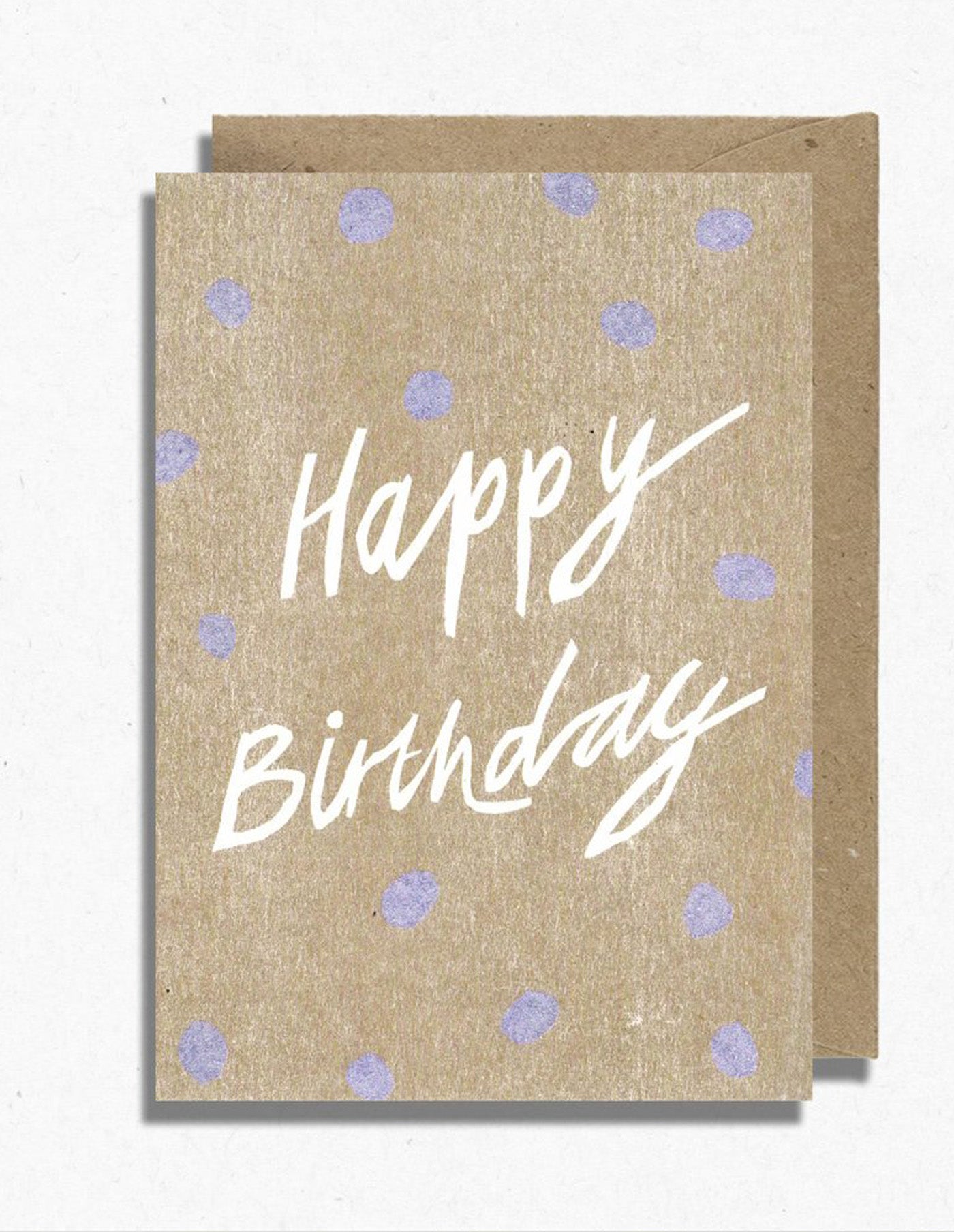 Happy Birthday Spotty Greeting Card, Hot Pink Press