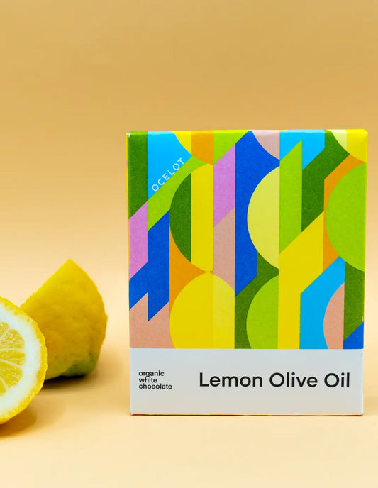 Lemon Olive Oil White Chocolate, Ocelot