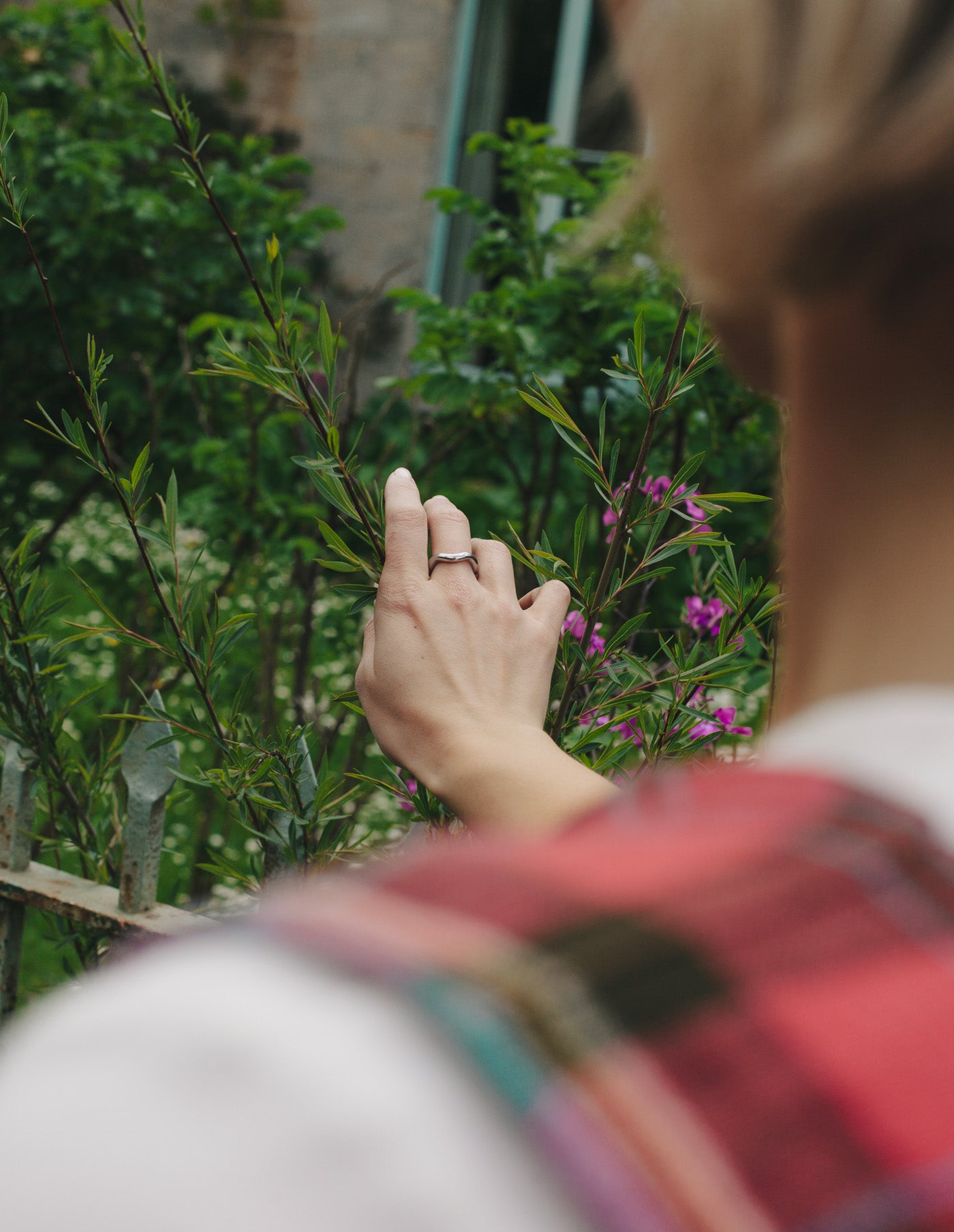 Silver Irregular Band Ring, Tarnish-Free Silver Plating