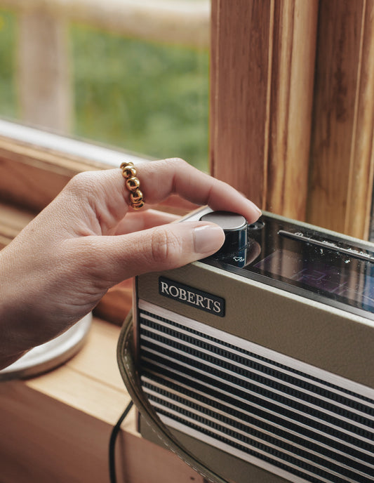 Gold Round Link Ring, Tarnish-Free Gold Plating