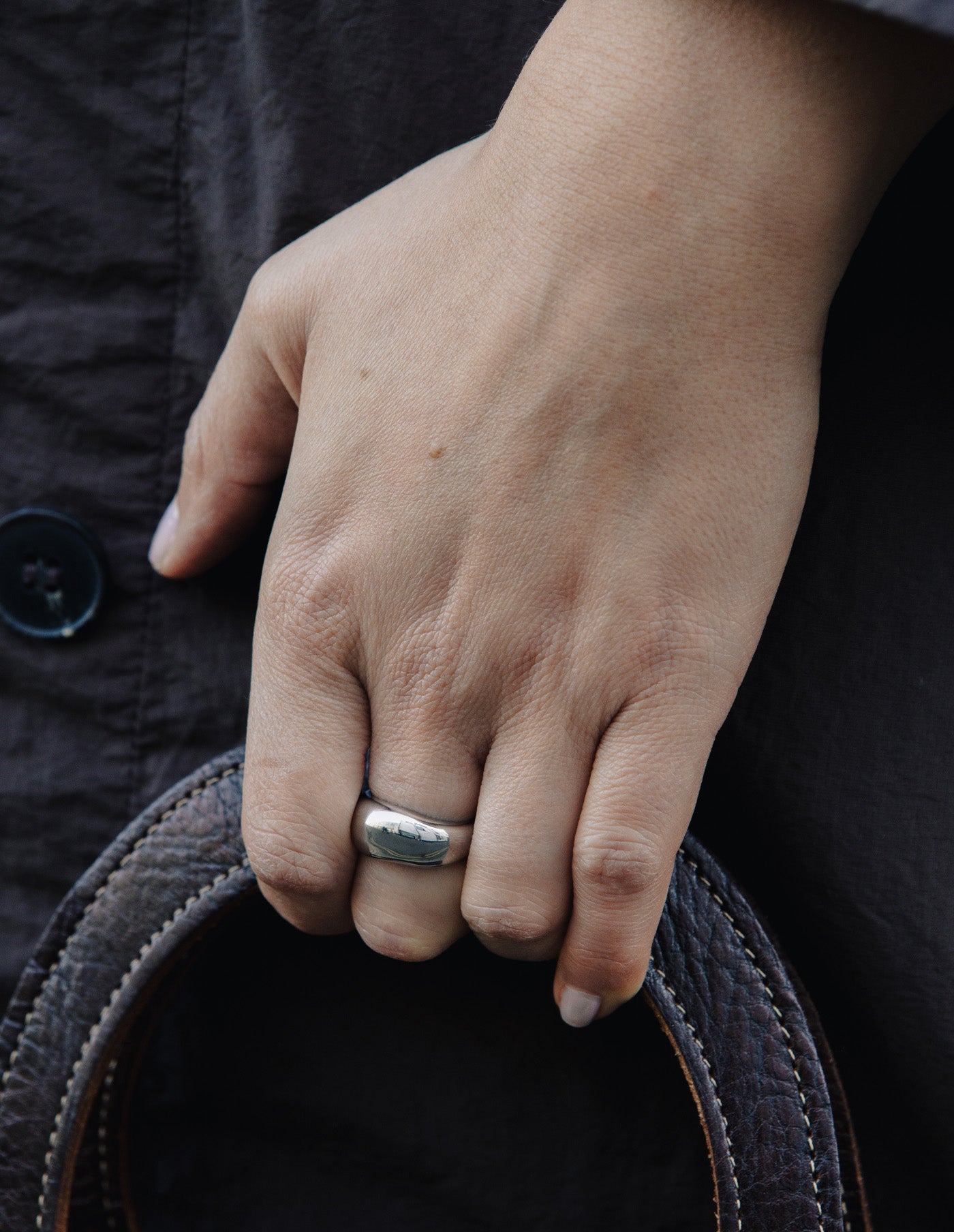 Silver Dome Ring