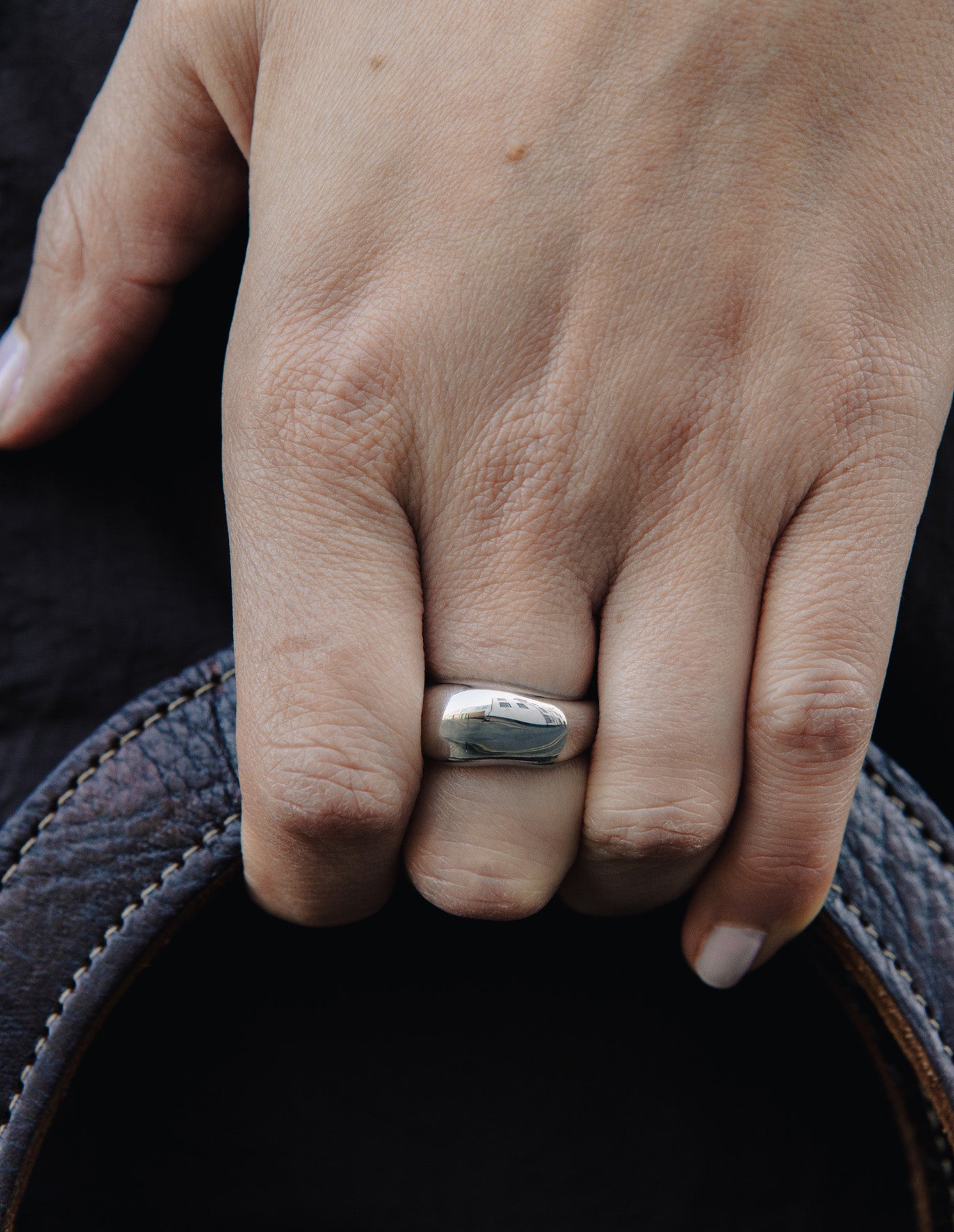 Silver Dome Ring