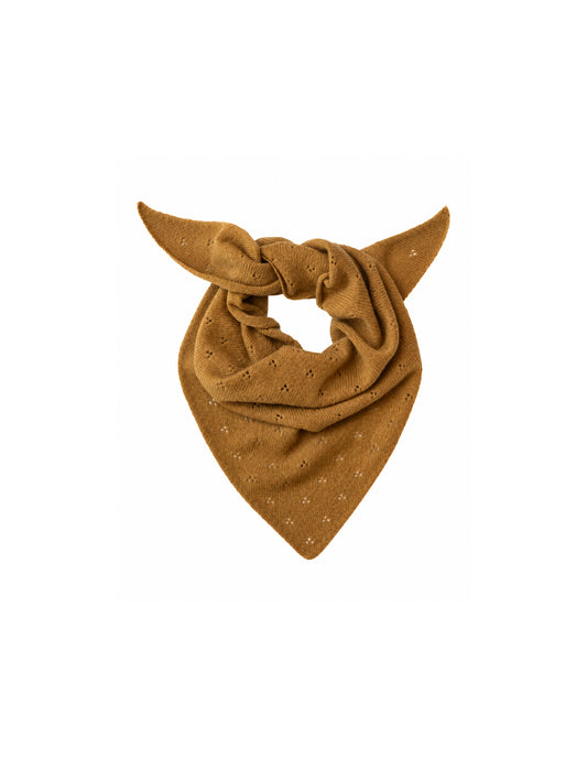 Hay Yellow Merino Wool Neckerchief, ROVE Knitwear