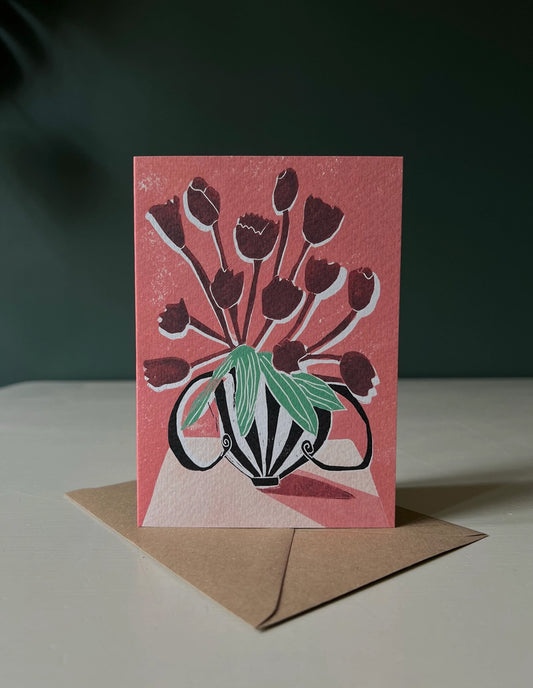 Tulips Greeting Card, Luiza Holub