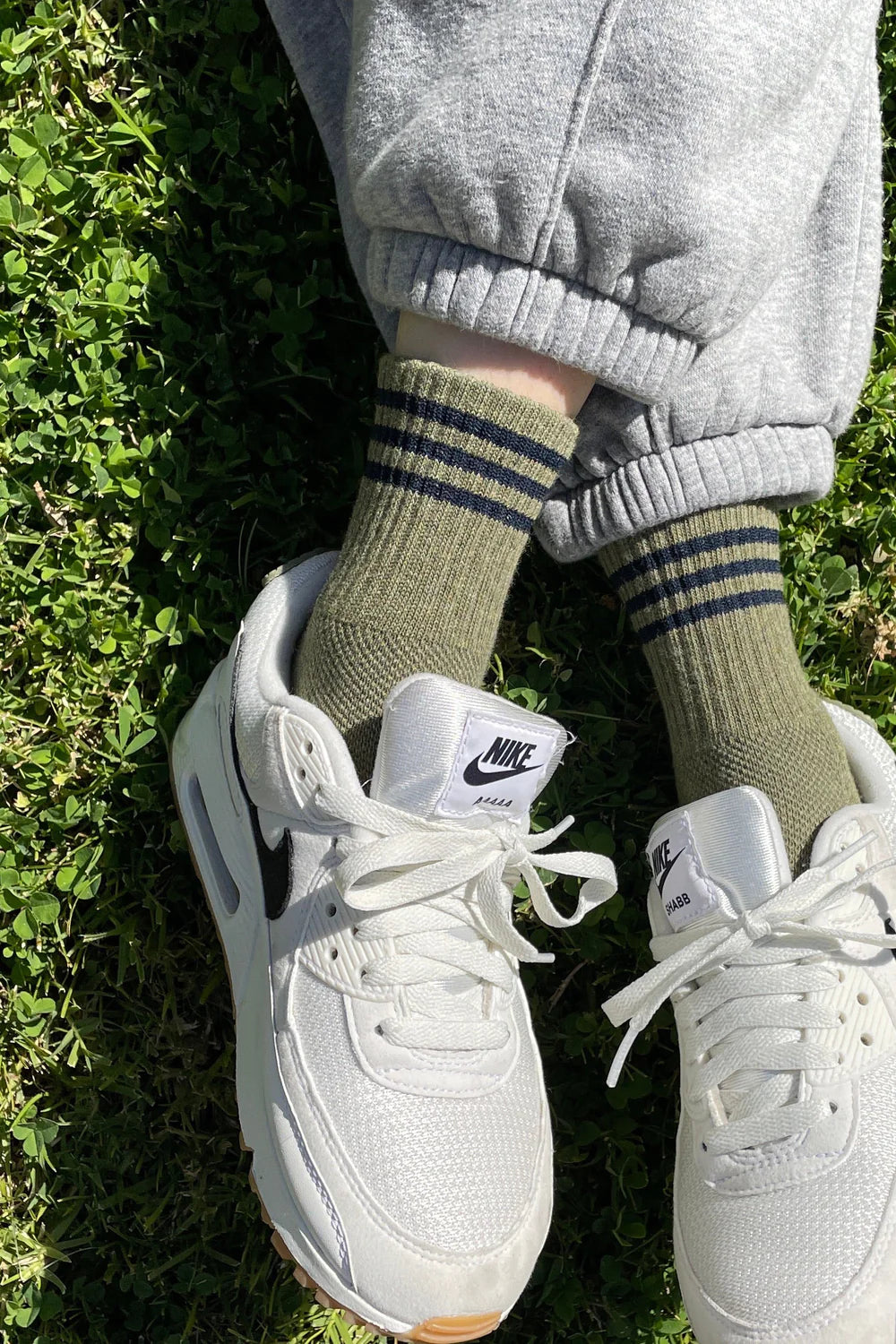 Sage Green Girlfriend Socks, Le Bon Shoppe