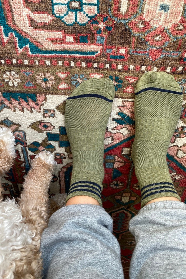 Sage Green Girlfriend Socks, Le Bon Shoppe