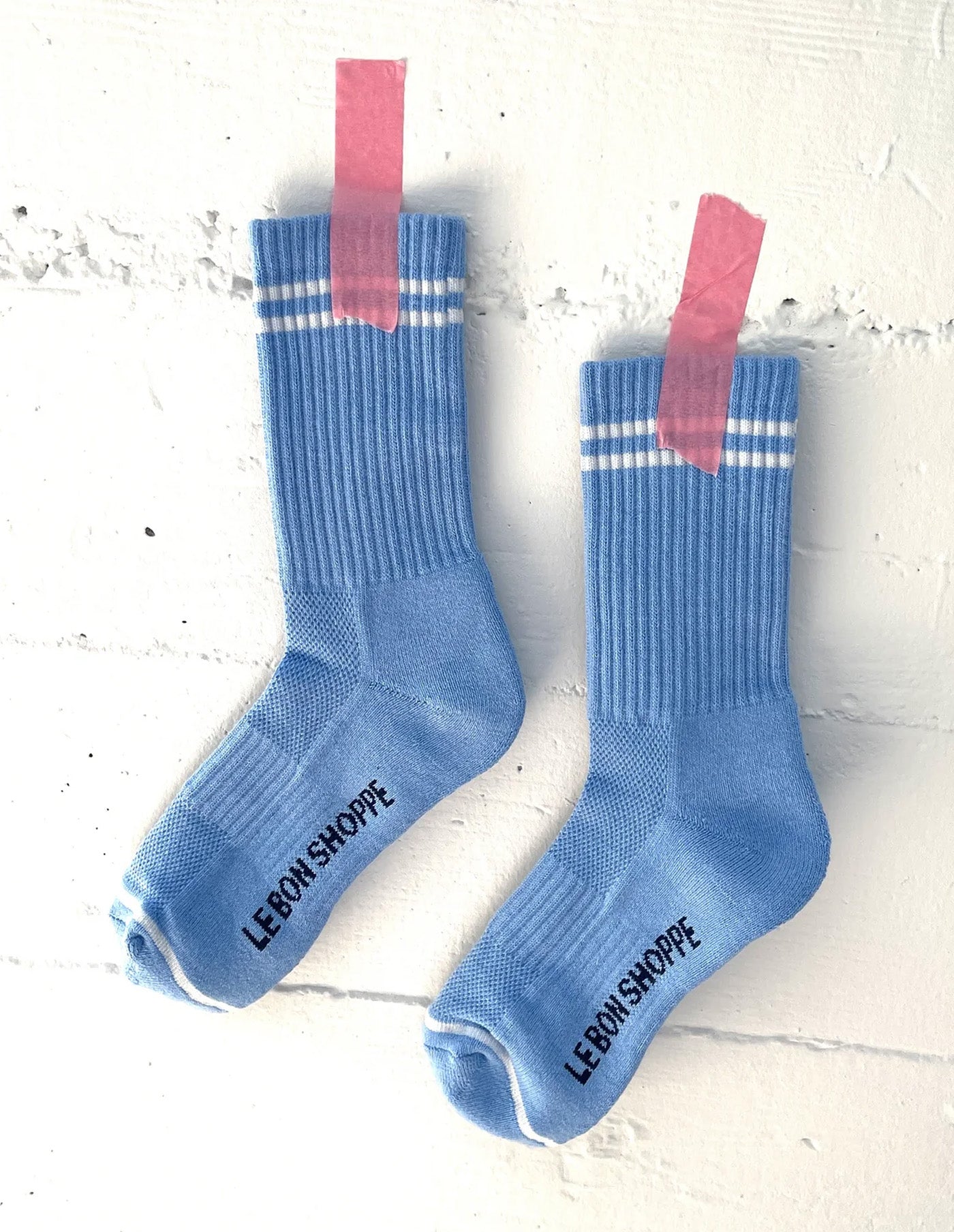 French Blue Boyfriend Socks, Le Bon Shoppe