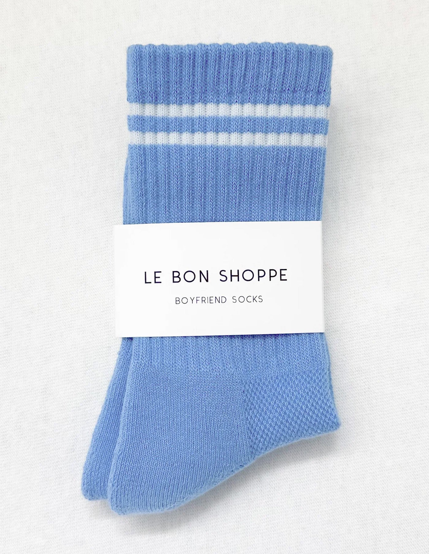 French Blue Boyfriend Socks, Le Bon Shoppe