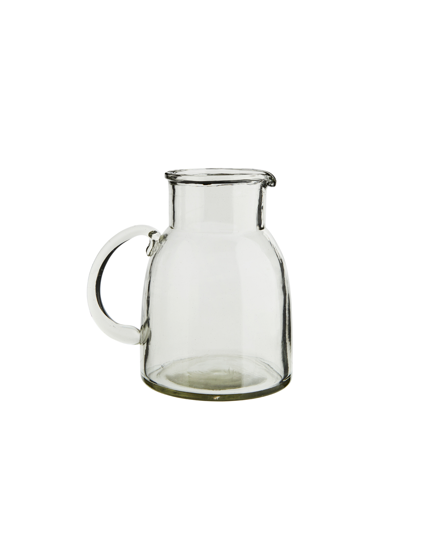 Glass Jug With Handle Madam Stoltz Nordicmuse