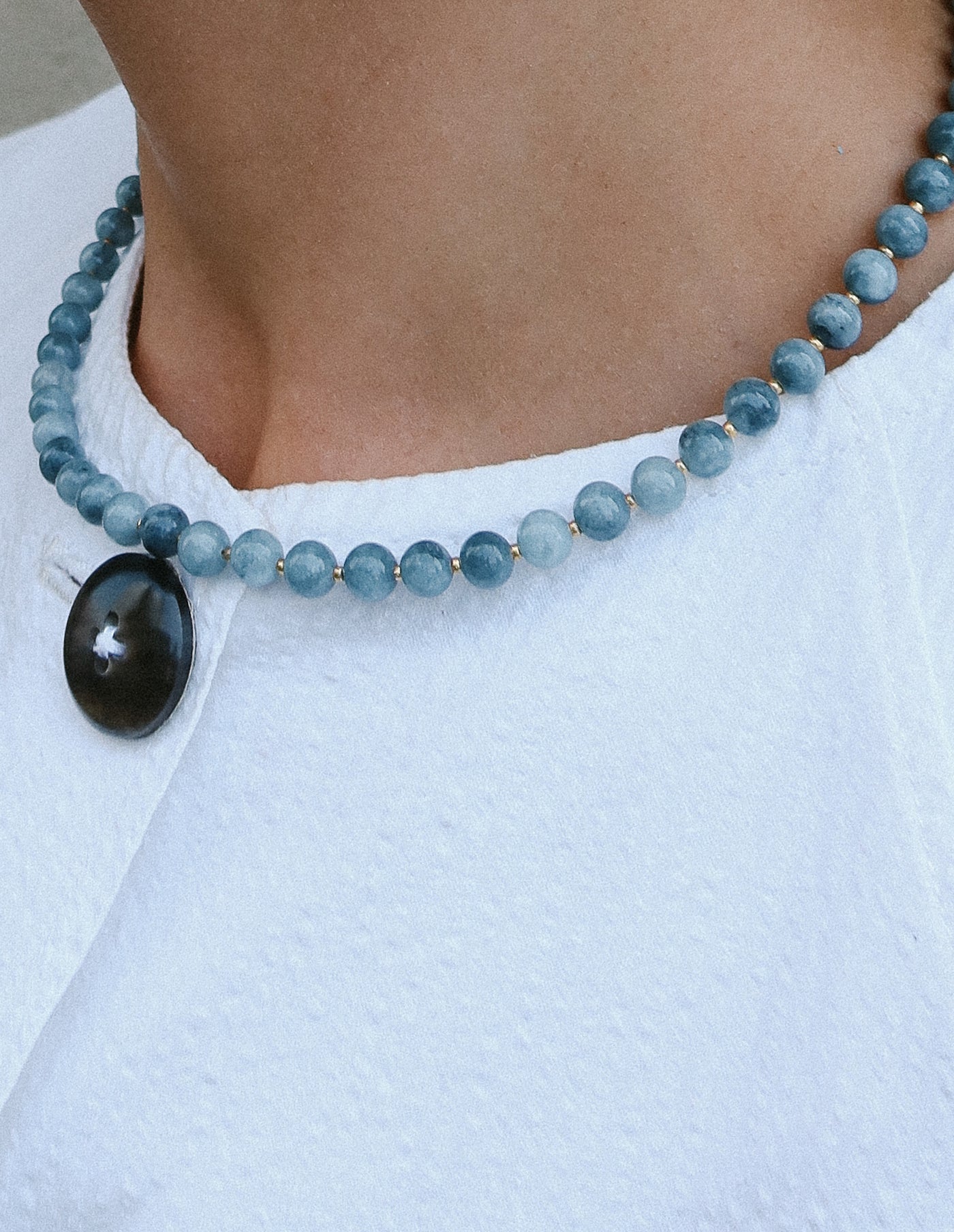 Hailey Aquamarine Necklace, Soi