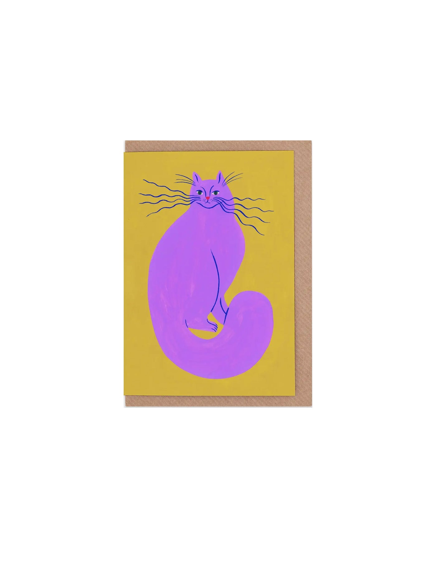 Electric Whiskers Greeting Card, Evermade