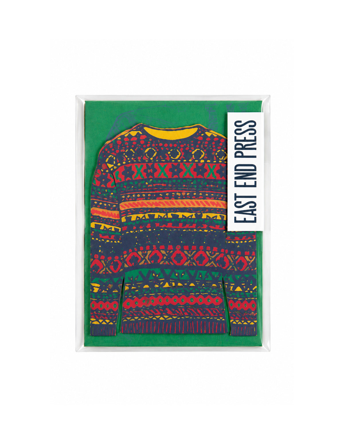Festive Sweater Concertina Card, East End Press