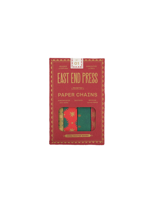 Festive Paper Chain Kit, East End Press