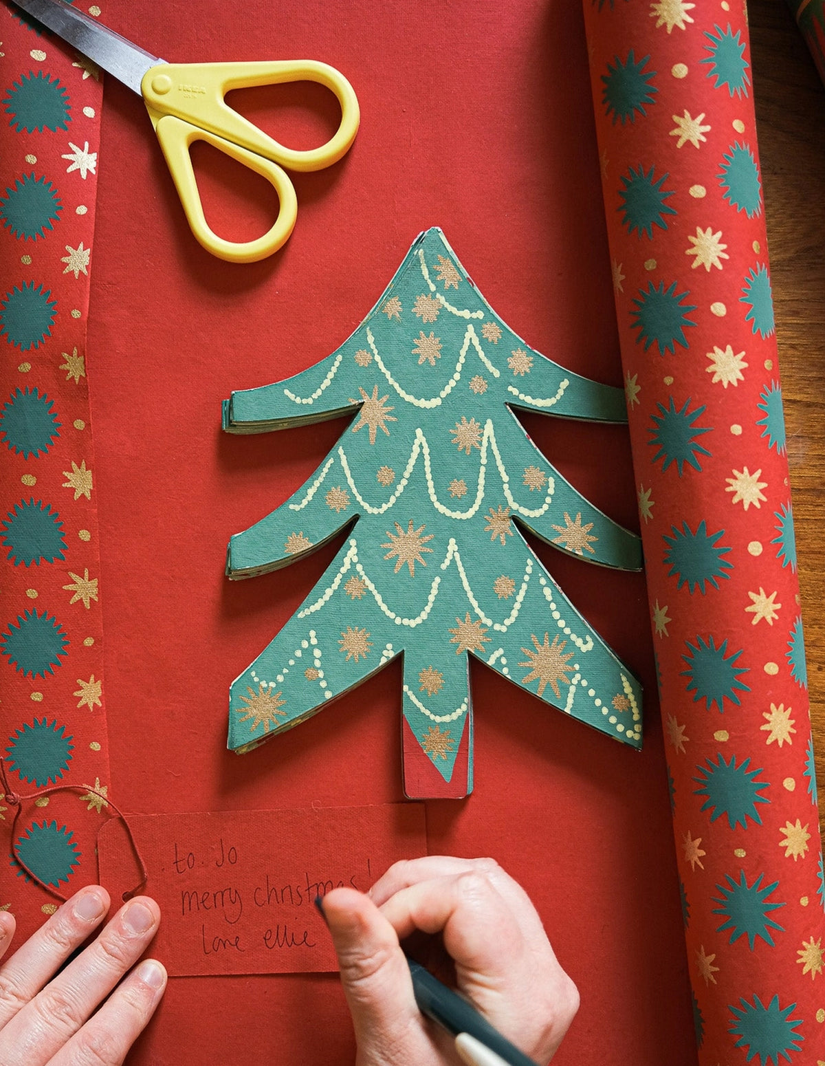 Christmas Trees Concertina Garland, East End Press