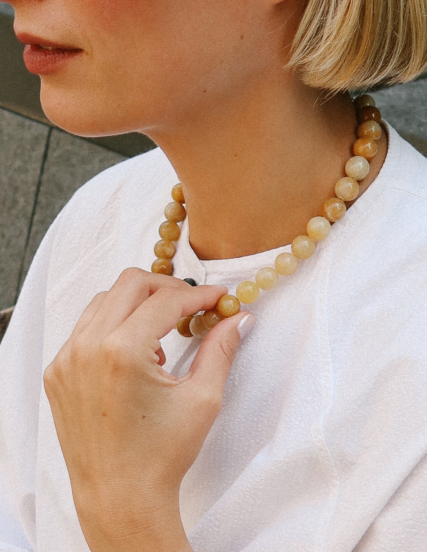 Faro Orange Aventurine Necklace, Soi