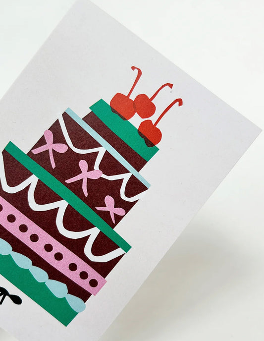 Ant Birthday Cake Greetings Card, Cait McEniff