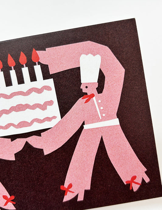 Birthday Chefs Greetings Card, Cait McEniff
