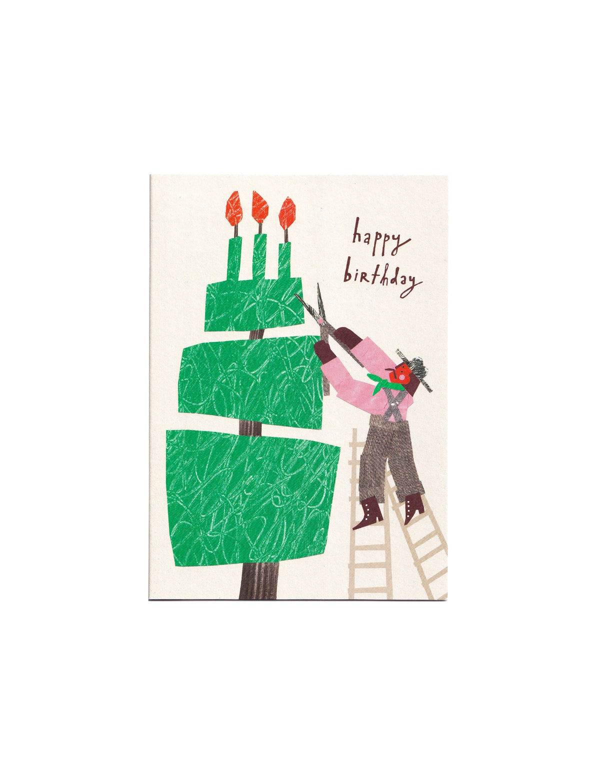 Birthday Topiary Greeting Card, Cait McEniff