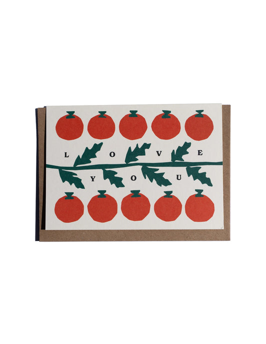 Love You Tomatoes Greeting Card, Cait McEniff