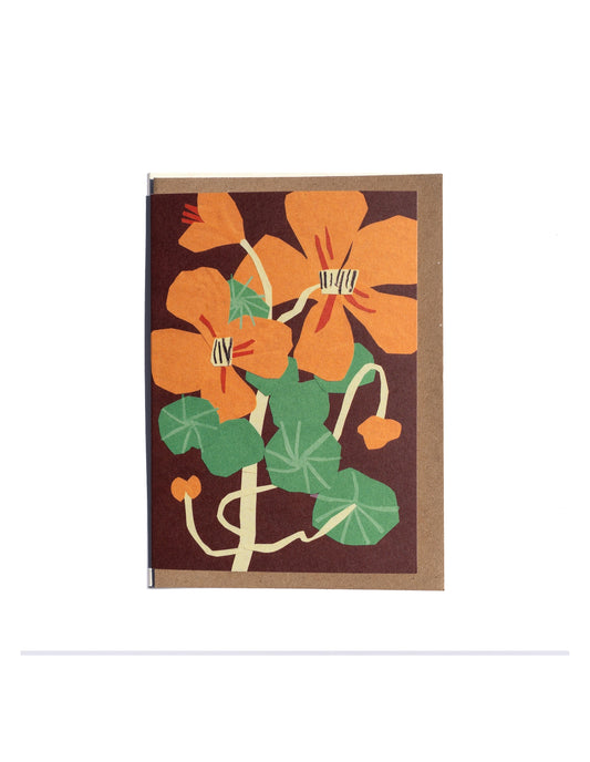 Nasturtiums Greeting Card, Cait McEniff