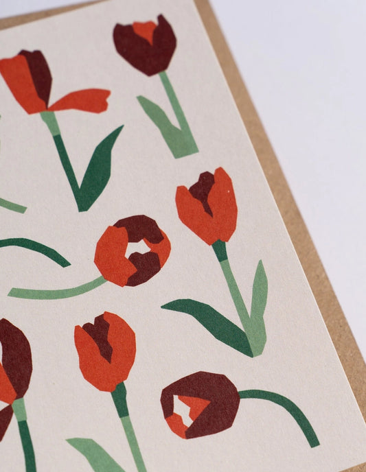 Tulip Greeting Card, Cait McEniff