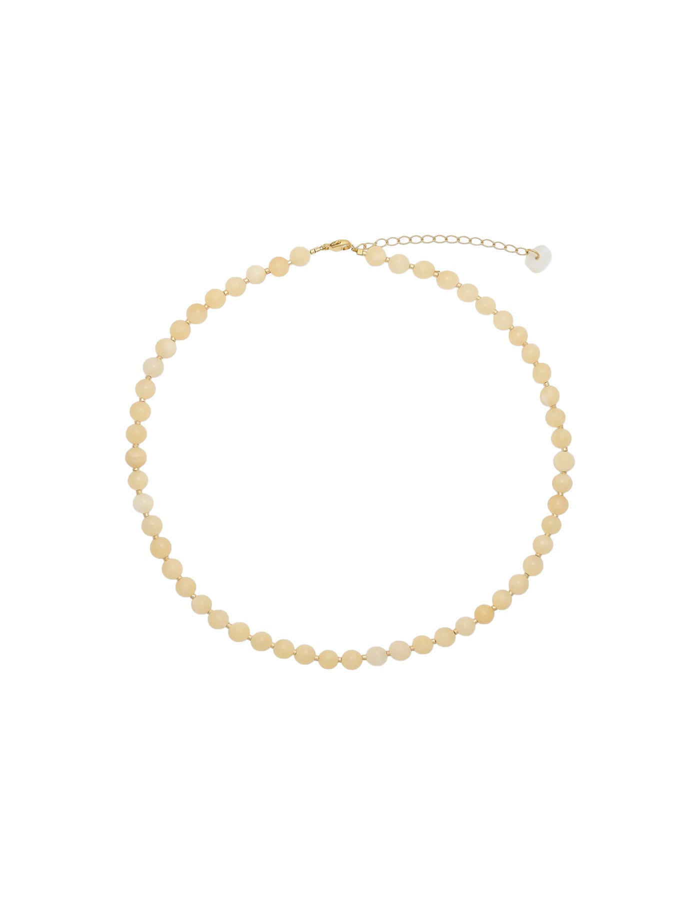 Hailey Yellow Jade Necklace, Soi