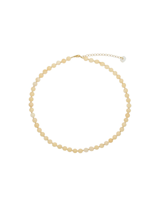 Hailey Yellow Jade Necklace, Soi
