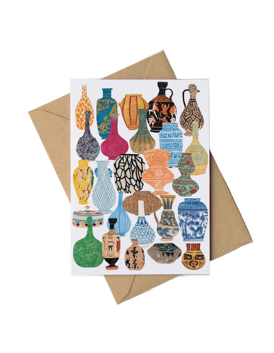 Vases Greeting Card, James Barker