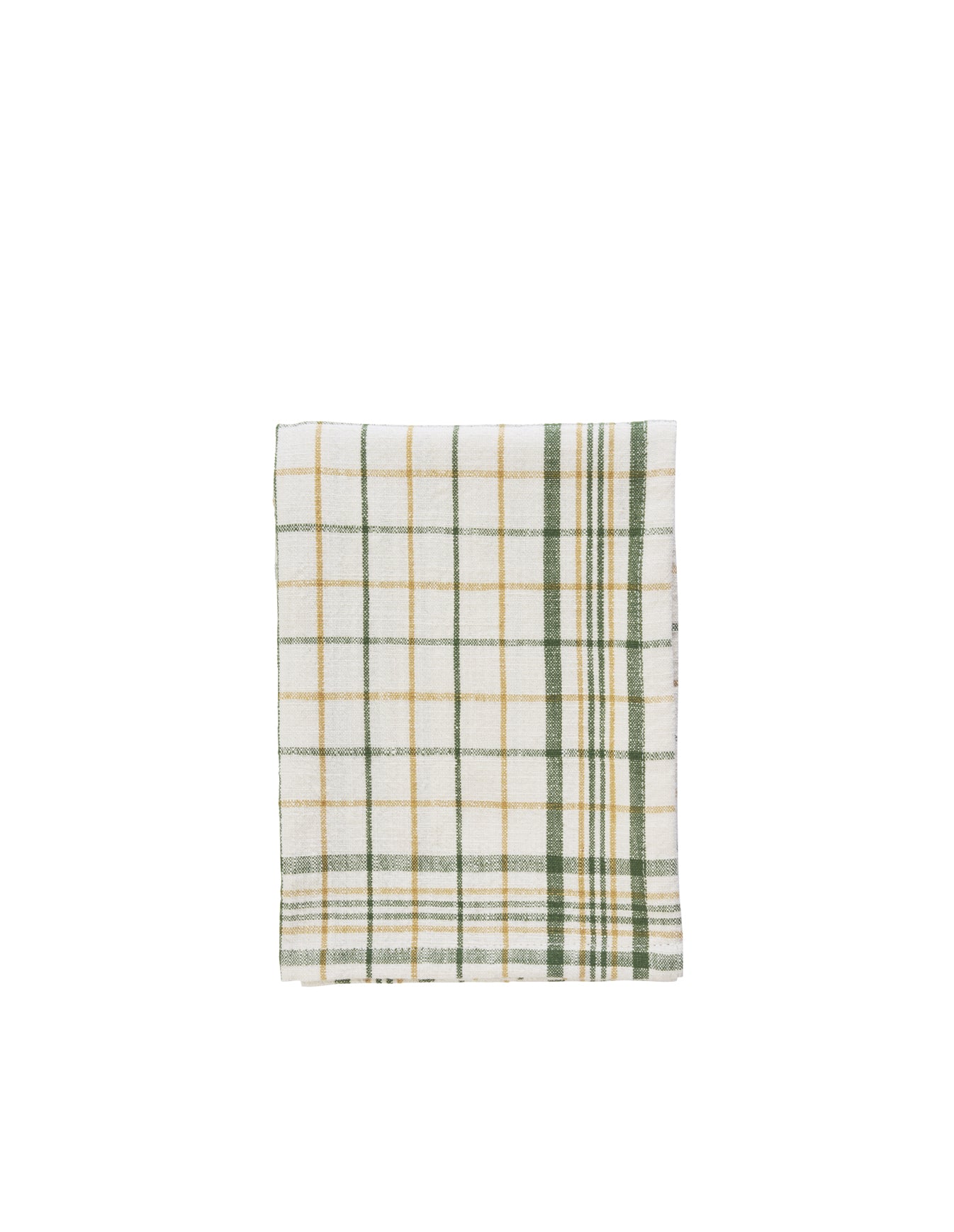 Green Checked Cotton Towel, Madam Stoltz