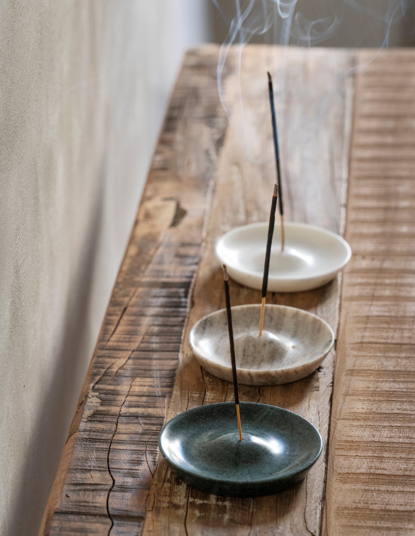 Beige Marble Incense Holder, Madam Stoltz