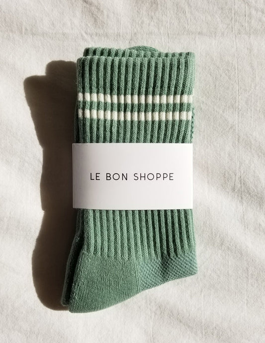 Meadow Boyfriend Socks, Le Bon Shoppe