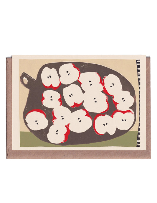 Apple Halves Greeting Card, Luiza Holub