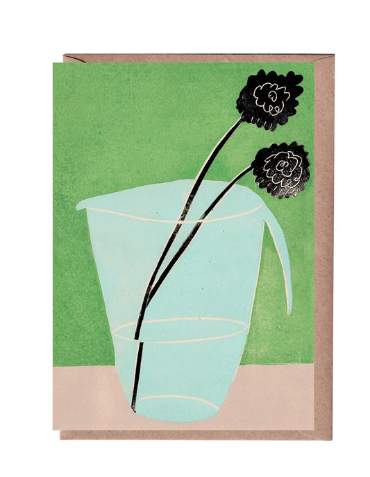 Glass Jug Greeting Card, Luiza Holub