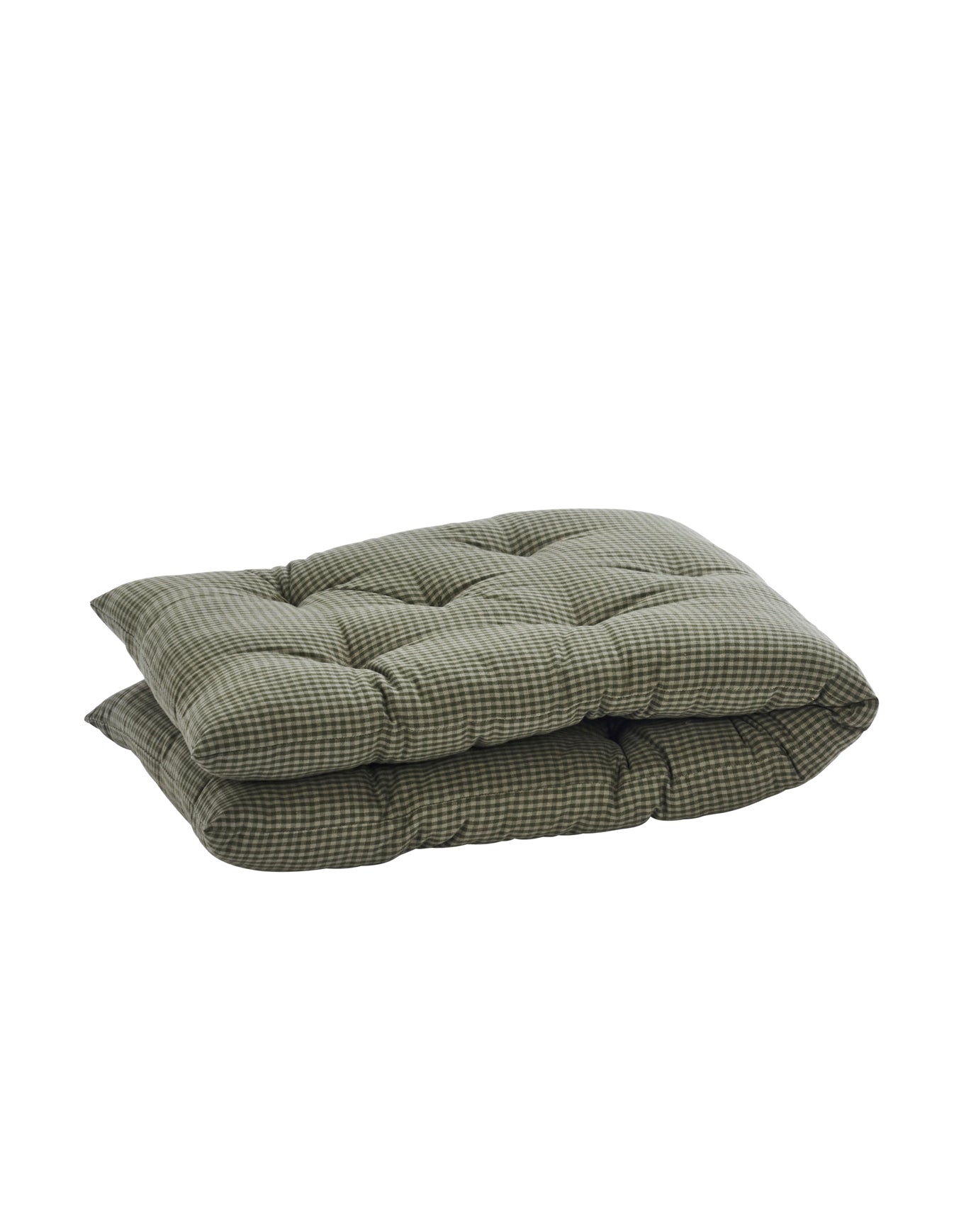 Green Checked Cotton Mattress, Madam Stoltz