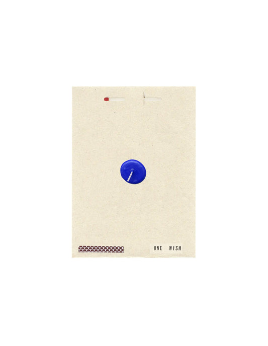 Original Blue Greeting Card, Wish Cards