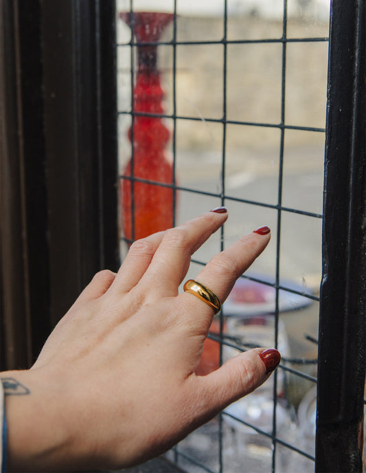 Gold Dome Ring