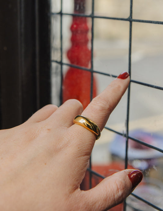 Gold Dome Ring