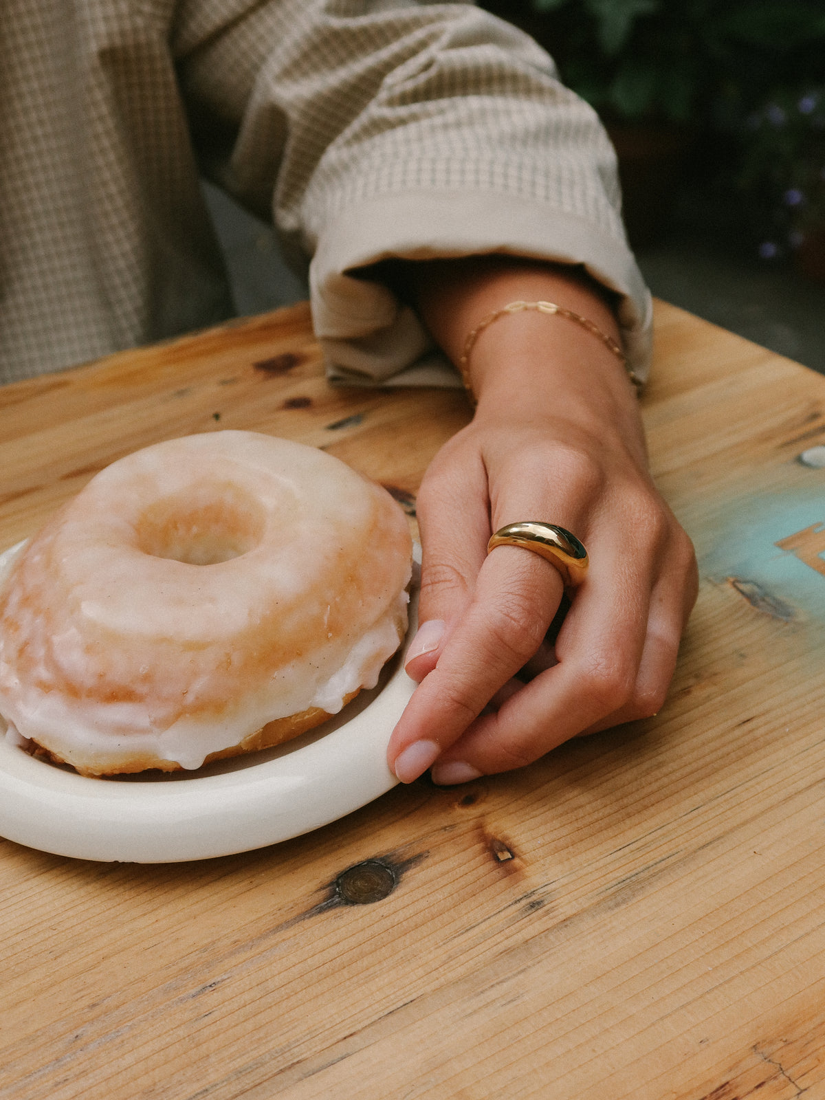 Gold Dome Ring, Tarnish-Free Gold Plating