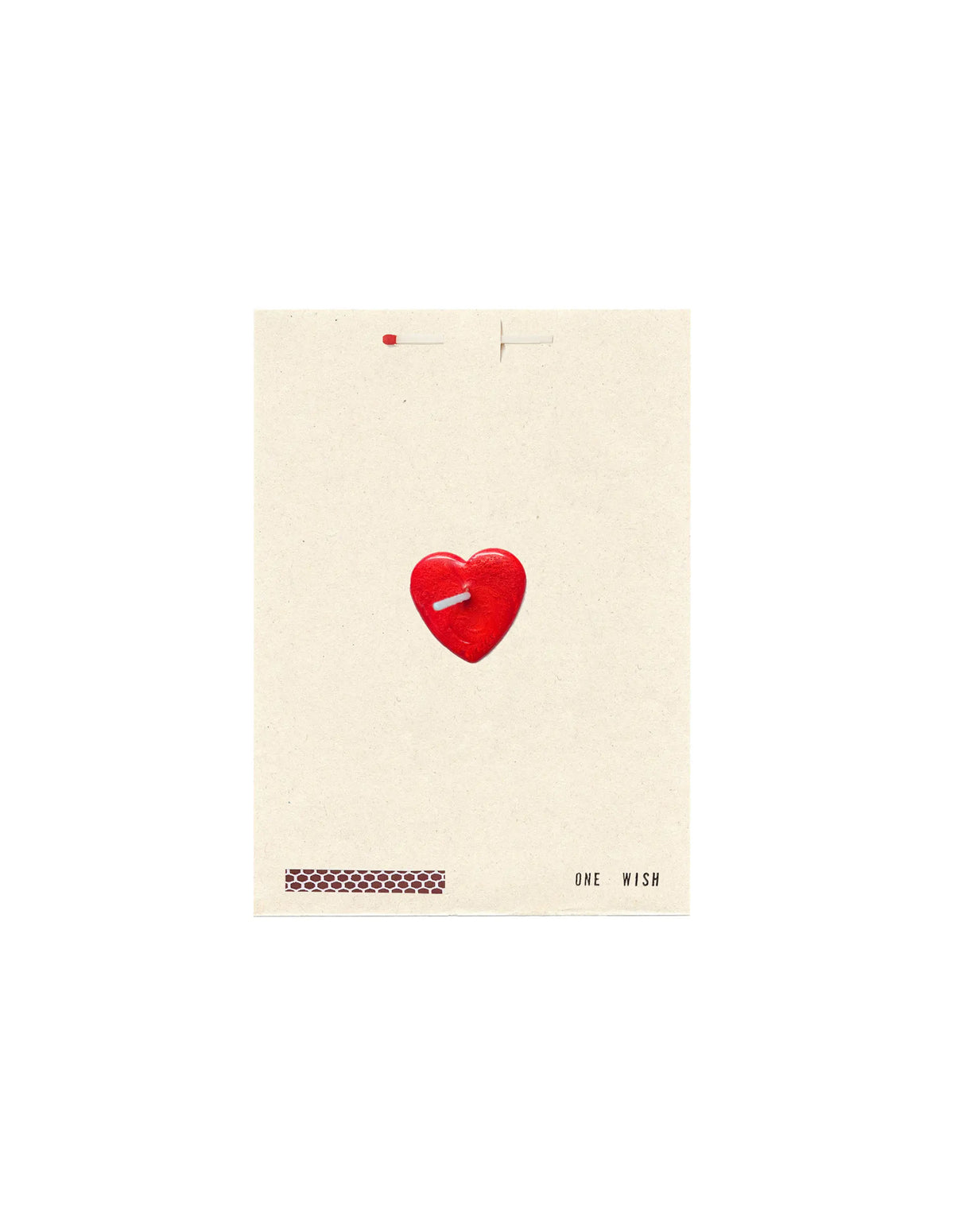 Red Heart Greeting Card, Wish Cards