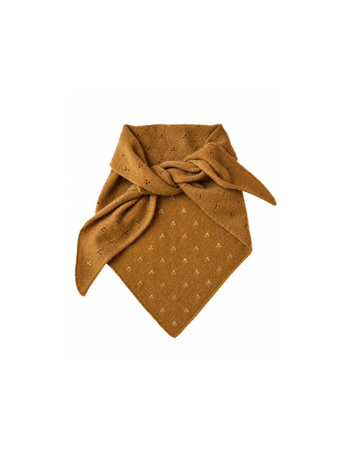 Hay Yellow Merino Wool Neckerchief, ROVE Knitwear