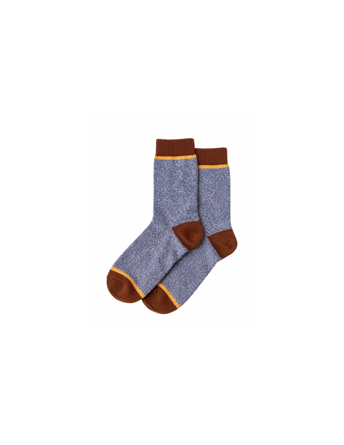 Blue Marl Organic Cotton Socks, ROVE Knitwear