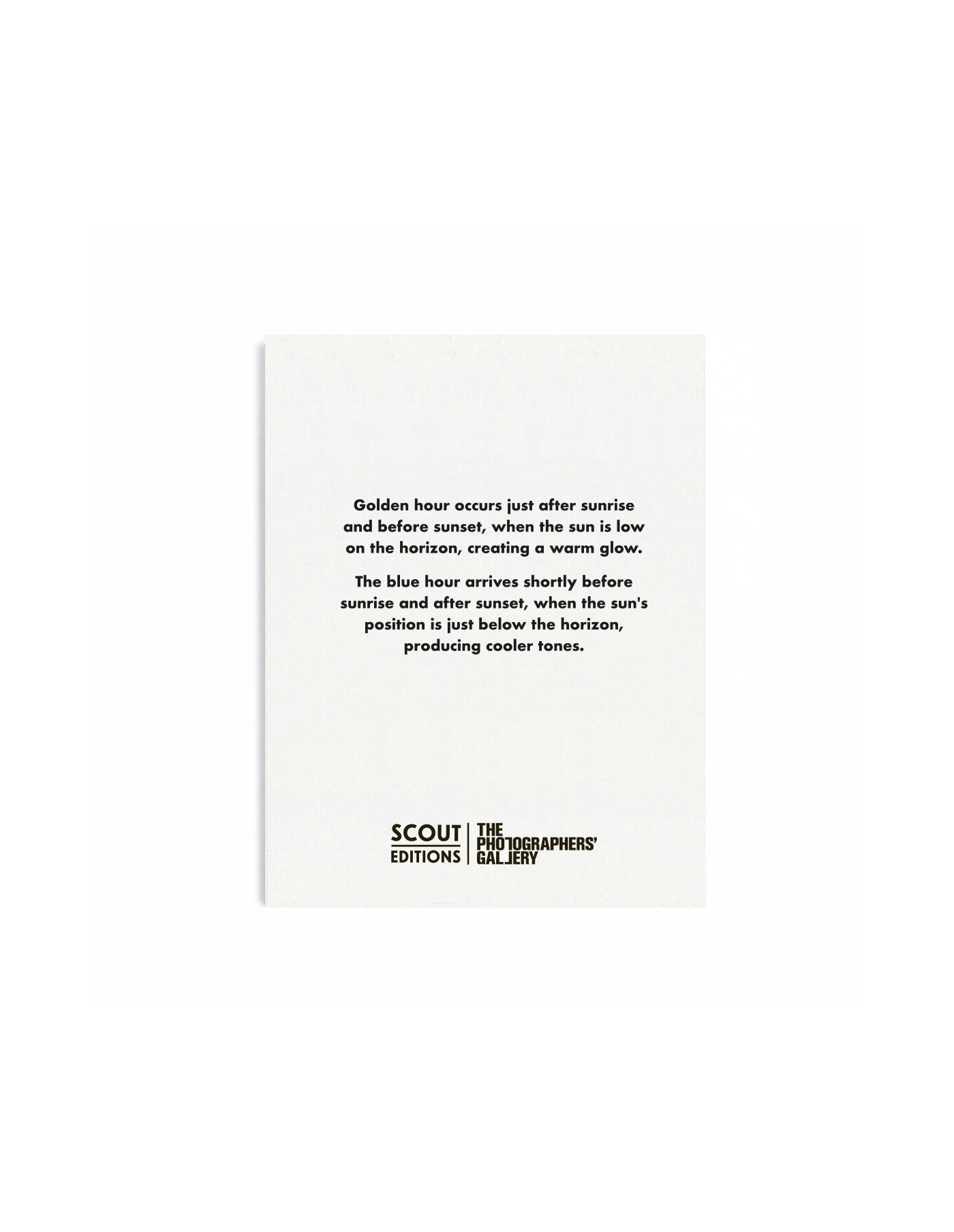 Film Roll Mini Greeting Card, Scout Editions