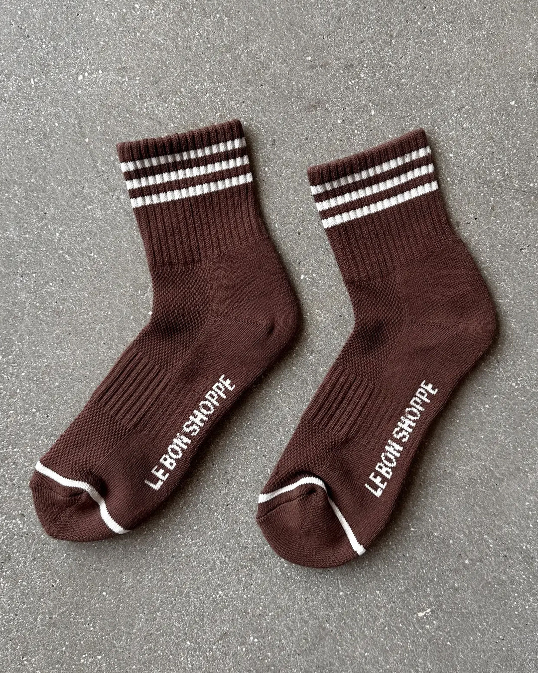 Mahogony Brown Girlfriend Socks, Le Bon Shoppe
