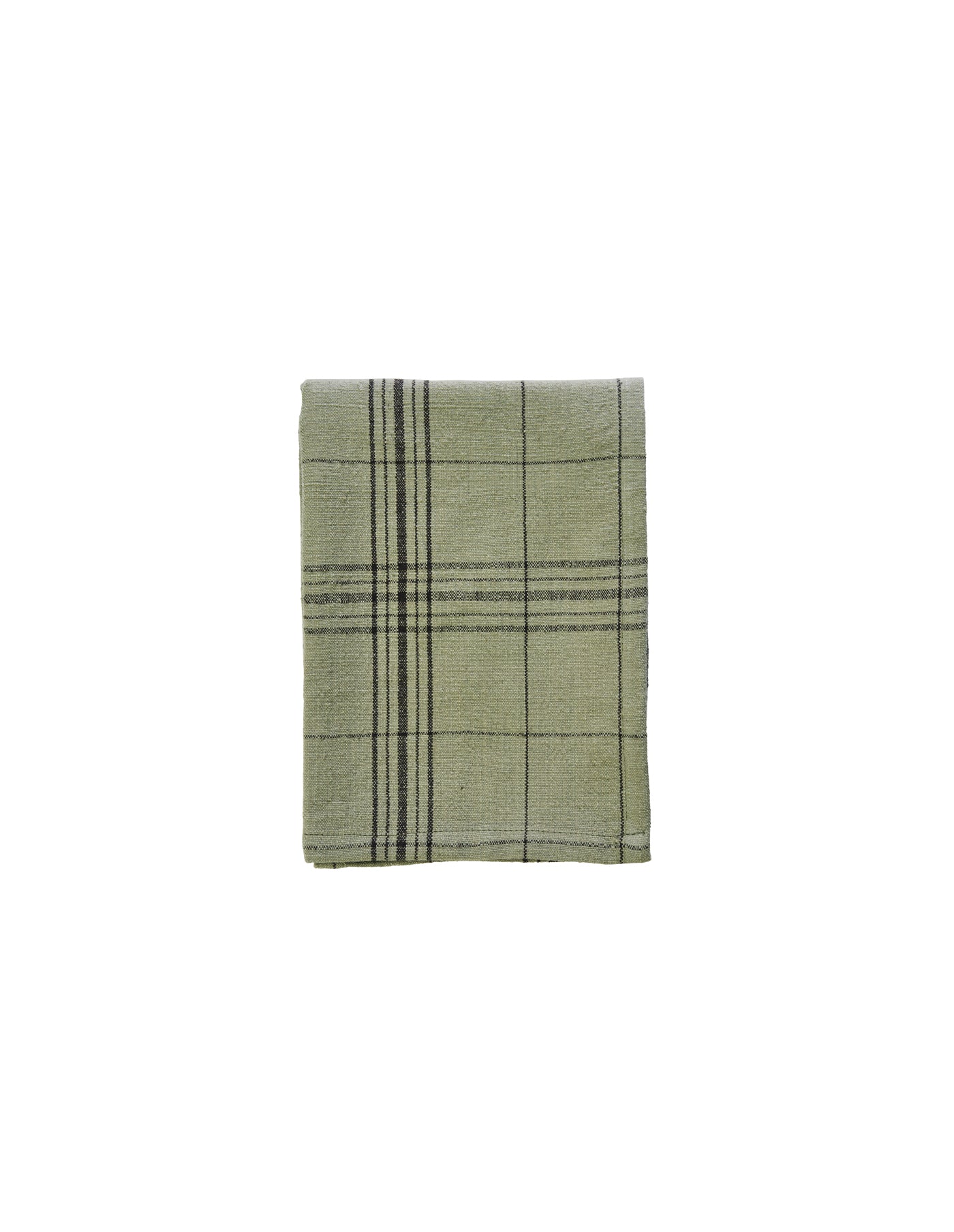 Green Grid Checked Towel, Madam Stoltz