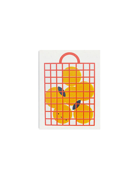 Seville Oranges Mini Greeting Card, Scout Editions