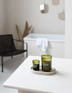 Meraki Scented Candle, Green Herbal